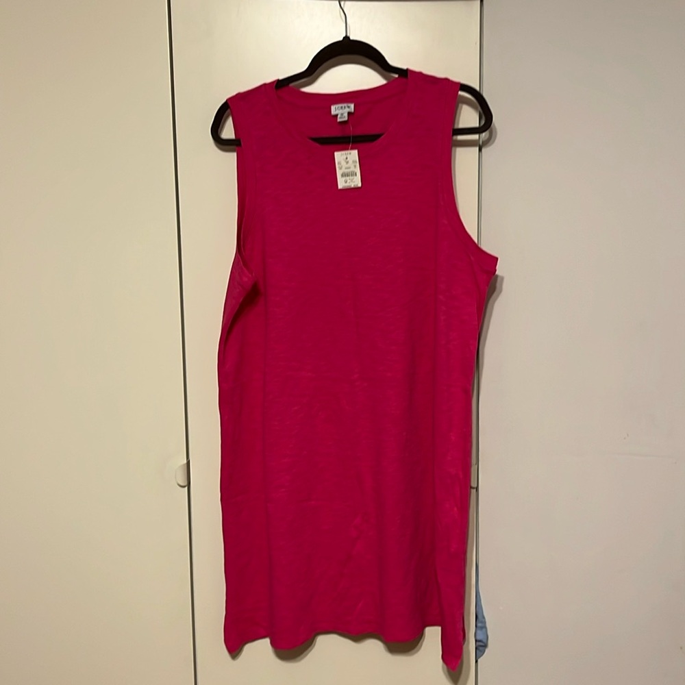 J. Crew Pink Midi Dress.🆕